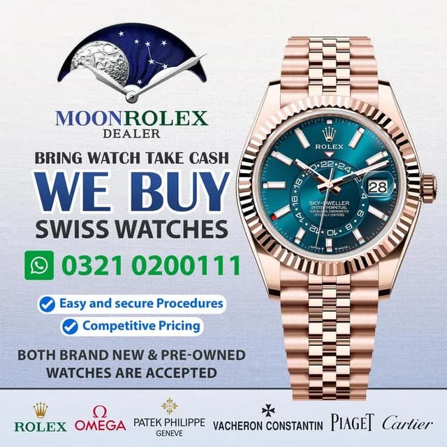 WE BUY Rolex Cartier Omega Hublot Audemars Piguet Richard Mille Rado