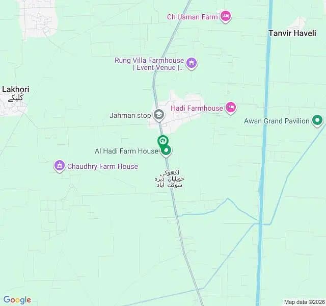 Al Cazar Farmhouse 2 Kanal Plot File Available For Sale