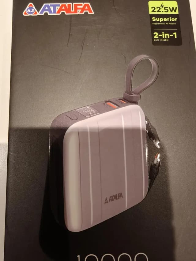 ATALFA 10,000 mAh portable powerbank