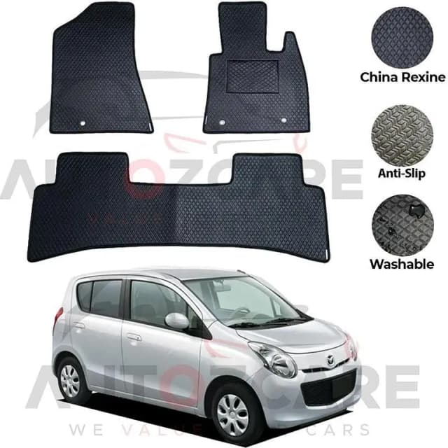 Mazda Carol China Rexine Floor Mat 3PCS - Model 2010-2014