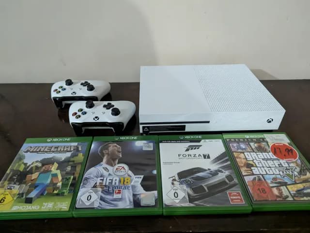 Xbox One S For sale 2 Controllers 7 Games Selaed pack Gaming console