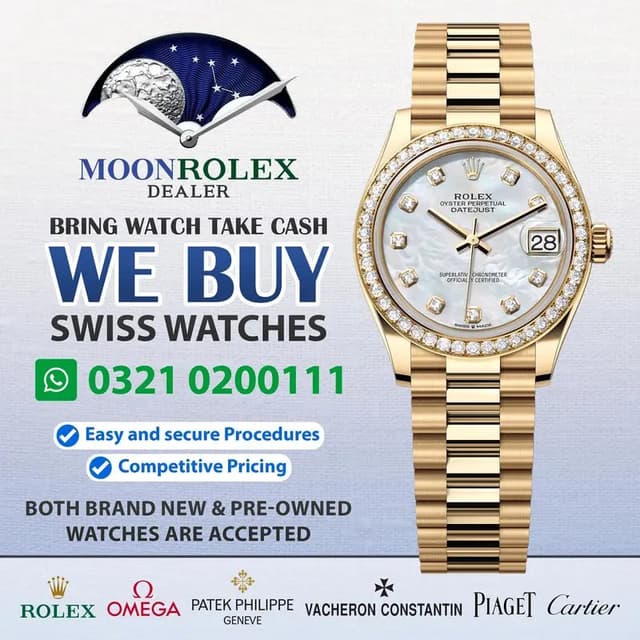 ROLEX DEALER | Cartier Omega Hublot Tudor Chopard Rado Tag Heuer AP PP