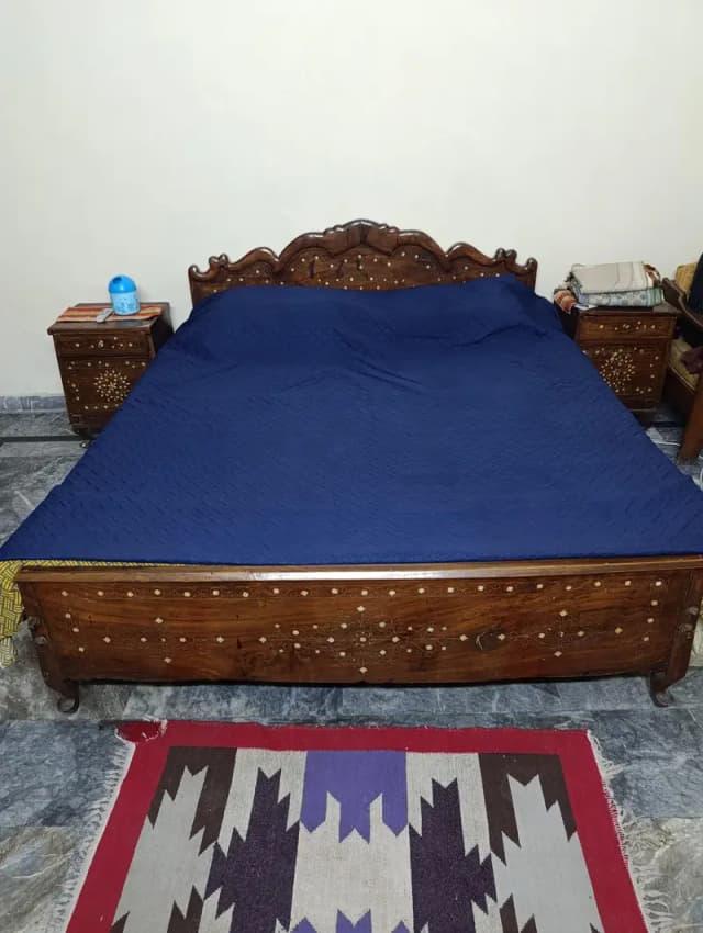Pure Wood Bed set