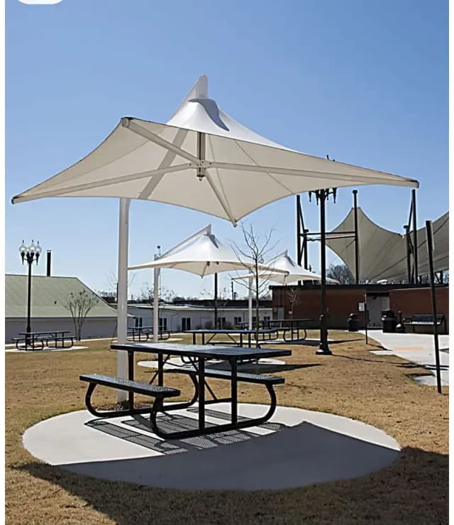 Canopy shade / Garage shade / Tensile porch shade / Pvc pyramid shade