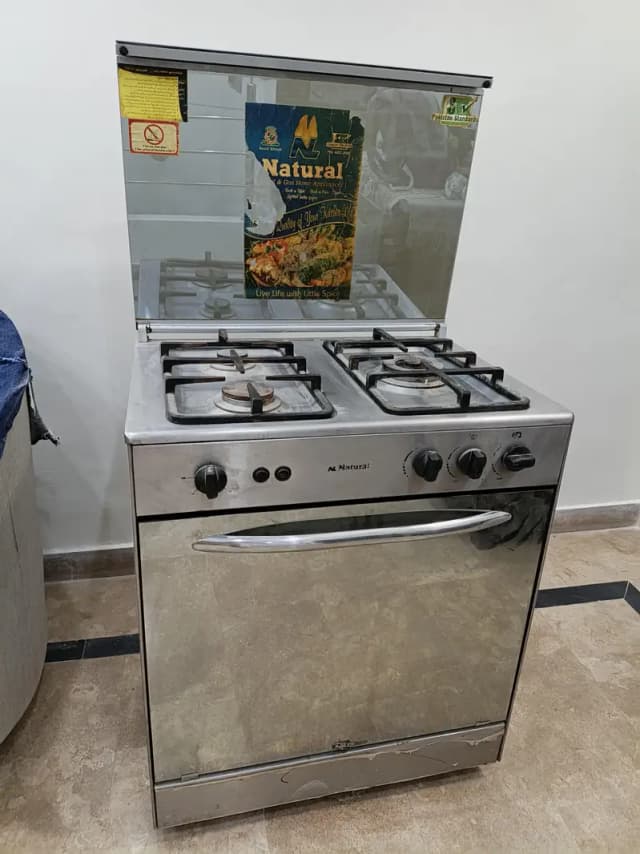 Natural cooking range