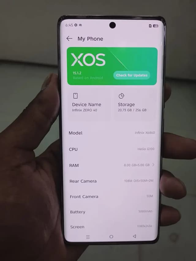 Infinix Zero 40