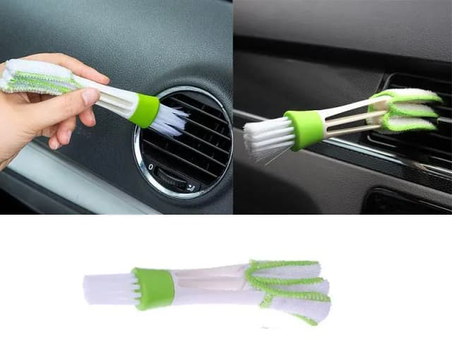 Multipurpose 3-in-1 Interior Cleaning Brush in White