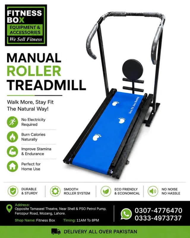 Manual Roller Exercise Treadmill Runnung machine
