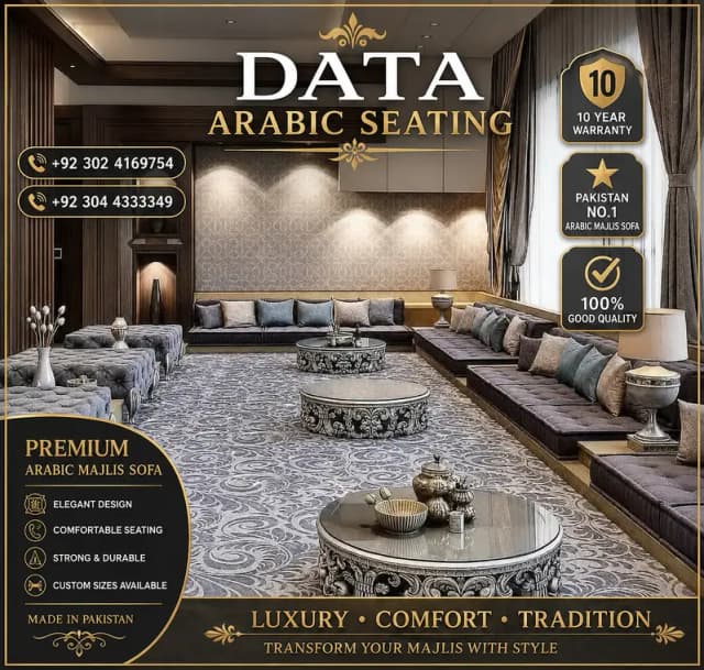 Arabic Majlis Sofa, majlis seating, Hujra Bethak, L shape majlis sofa