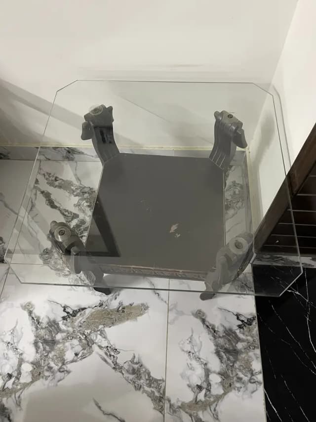 Glass Side Table
