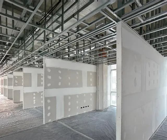 cement partition/glass partition/gypsum ceiling/gypsum board partitio