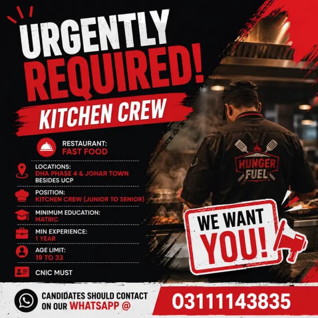 All Round Kitchen Crew