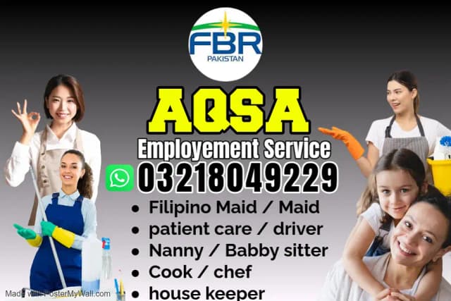Maids/Babysitter/Cook/Driver/Patient Care/Nanny/Helper /Available