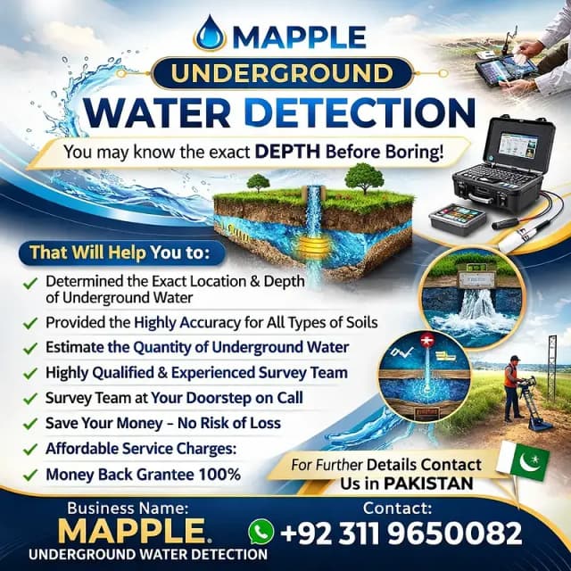 Water Detection, Groundwater Survey, Water Finding Services near me