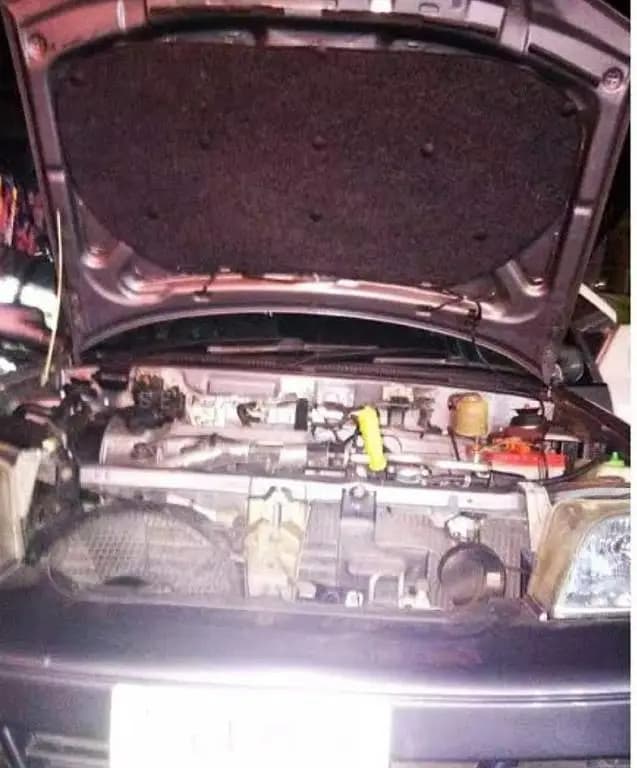 Bonnet Insulator with Clips for Suzuki Mehran — Heat and Sound Proof Namda, Plug and Play