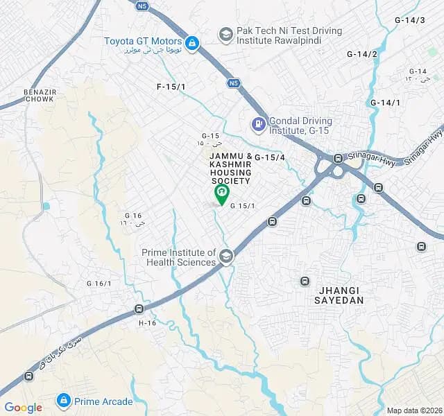 600 Yards Plot For Sale In G15/1 Islamabad