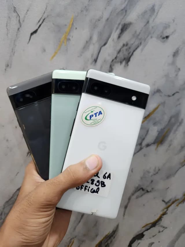 Google Pixel 6a/6/7/7a/7Pro/8/ 8a/8Pro/9 256 Dual SIM Ofical Pta Aprvd