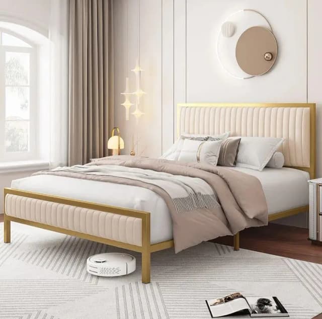 bed/iron bed/double bed/furniture/sider/dressing/03204145300