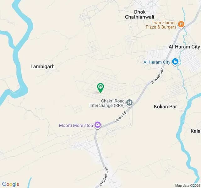 10 Marla Plot For Sale In Kashmir Model Town Chakri Road Rawalpindi
