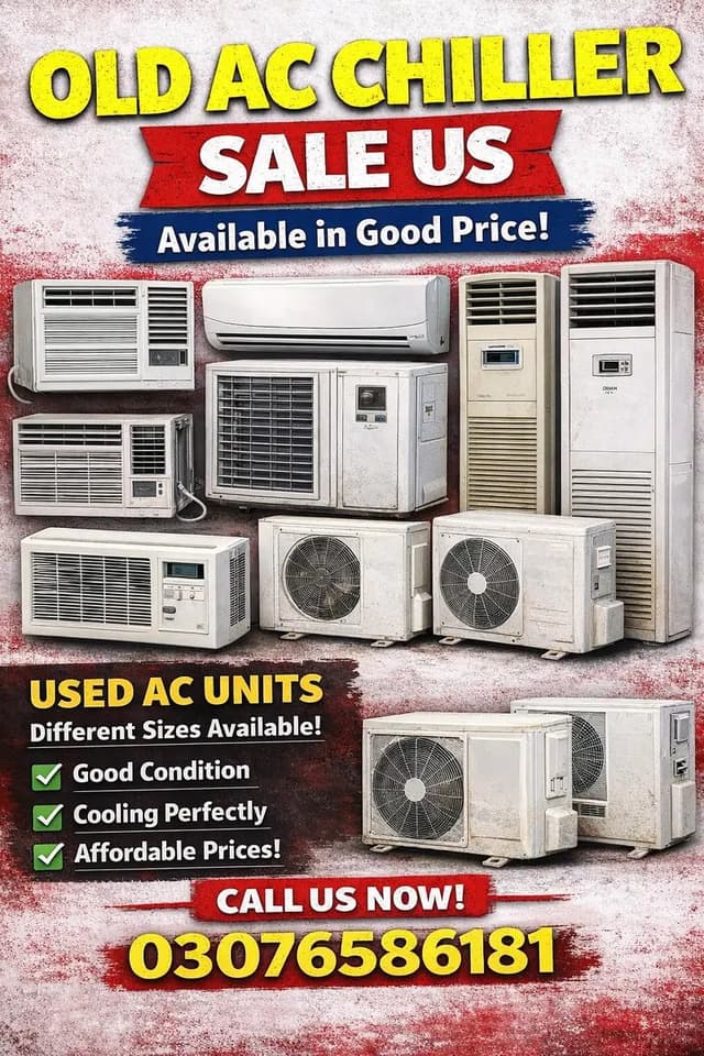 We BUY USED AC & WINDOW AC SPLIT AC Dc Invertor Chiller hume sale Kry