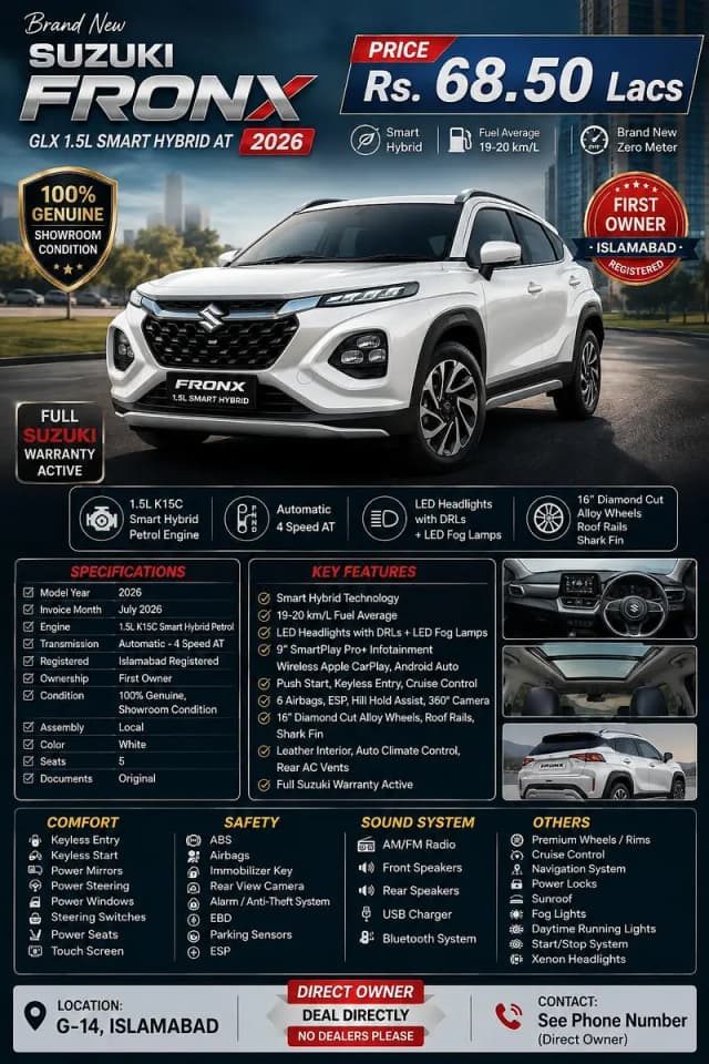Suzuki Fronx 2026