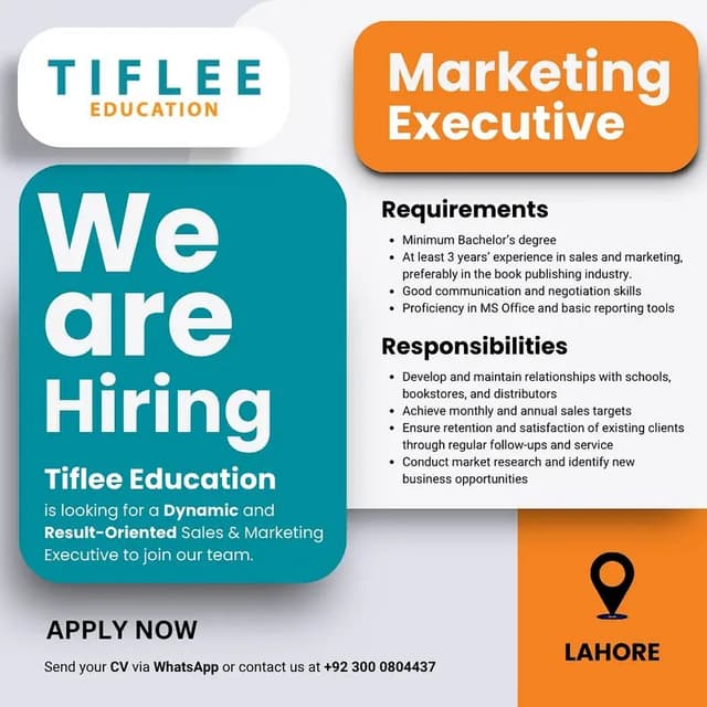 Sales & Marketing Executive