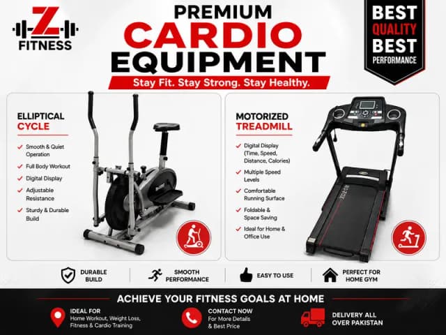 Motorized Treadmill for Sale | Elliptical Cross Trainer | E