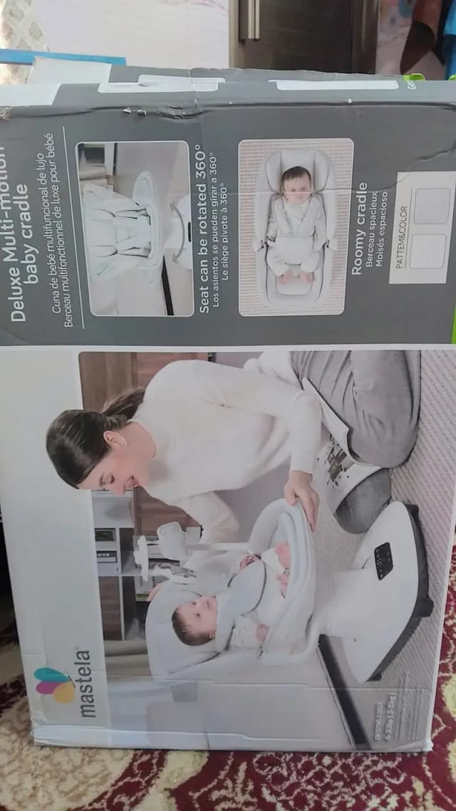 Deluxe multi -motion baby cradle jhula