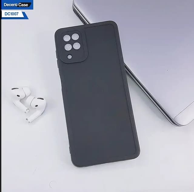 Liquid Silicone Soft Case for Samsung Galaxy A12 with Camera Protection