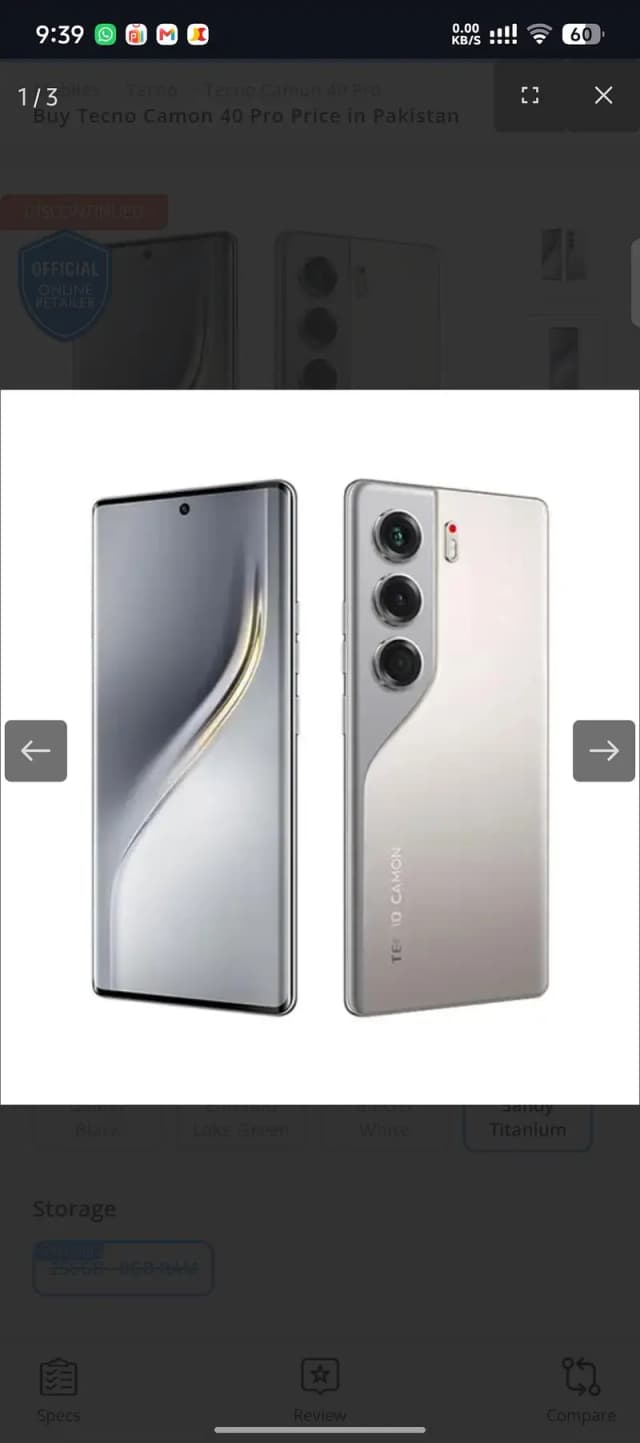 Tecno CAMON 40 Pro