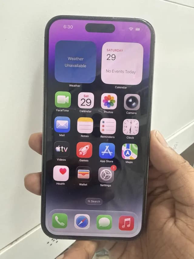 iPhone 14 Pro Max 256 PTA Physical Dual 87 Battery with Box