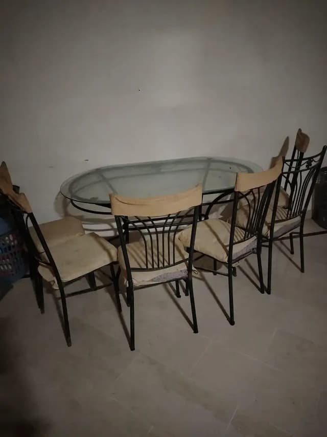 dining table with 6 chairs