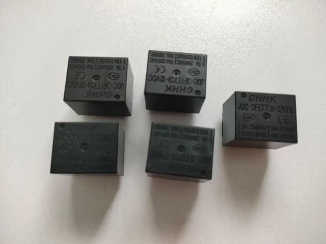 5 PCS DC 12V 5PIN SPDT RELAY - Original High Quality DC 12V Relay for multi purpose AC 220A 10A - DC 24V 10A