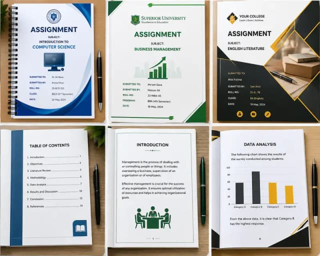 MS Word Assignments  PowerPoint Presentations  PDF Formatting  Ty