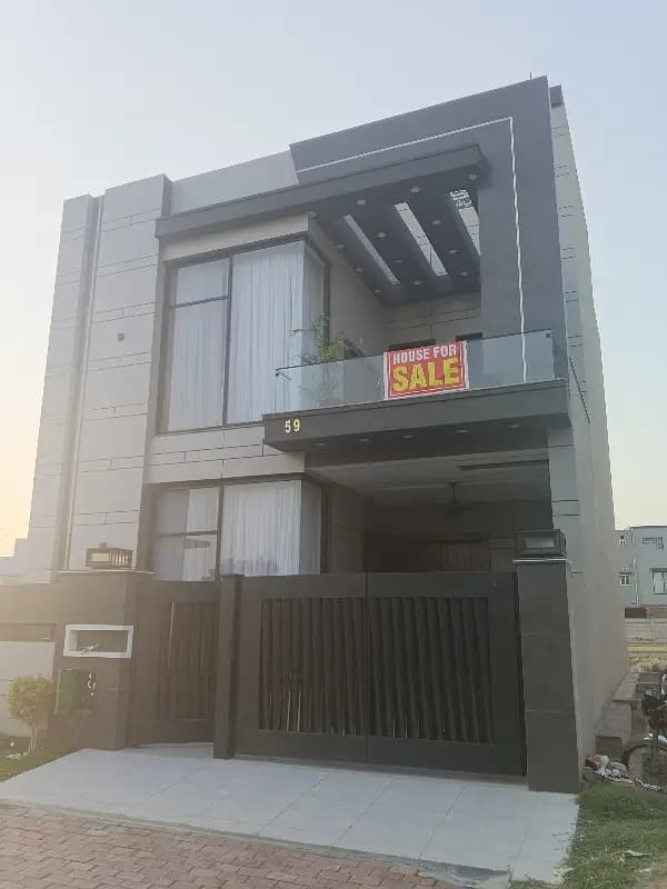 5 Marla Brand New Modern Elevation House For Sale In Jinnah Block Bahria Town Lahore
