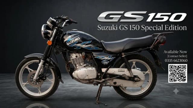 Suzuki GS 150 SE (Special Edition) 2018 - Excellent Condition