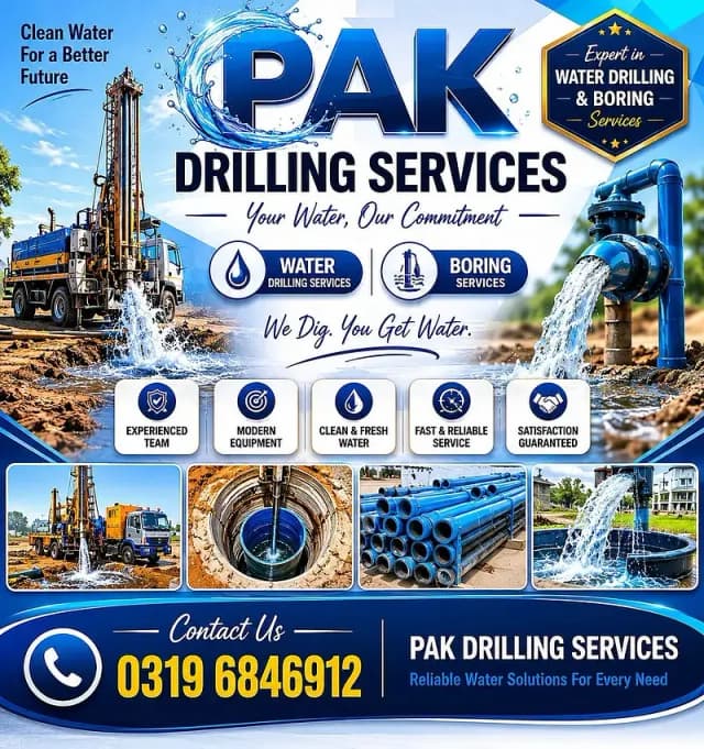Boring | water boring | water boring services | Earthing | boring wor