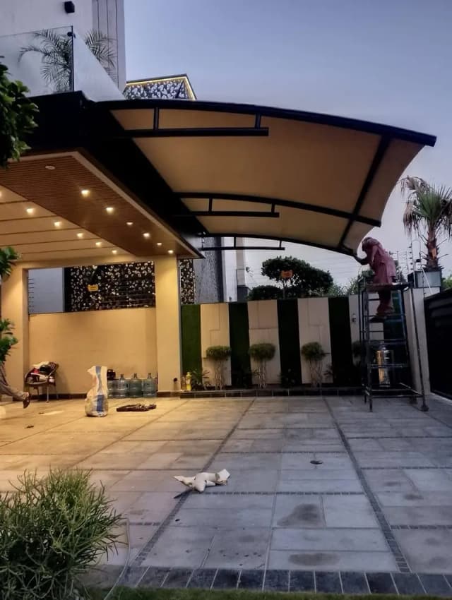 Wall mounted garage canopy shade l Car roof shade l Cafe roof shade