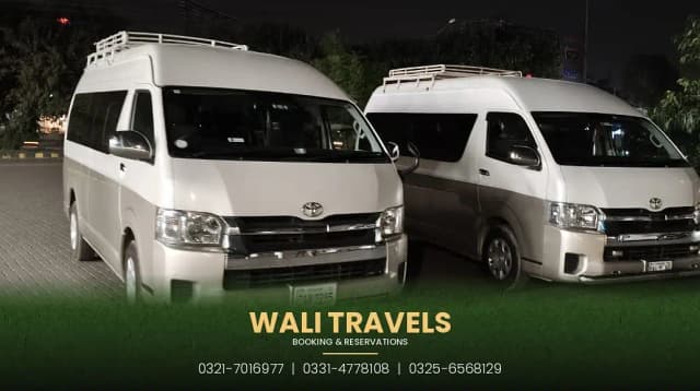 Rent a car, Hiace Grand Cabin HiRoof Van, Coaster & Bus in Lahore