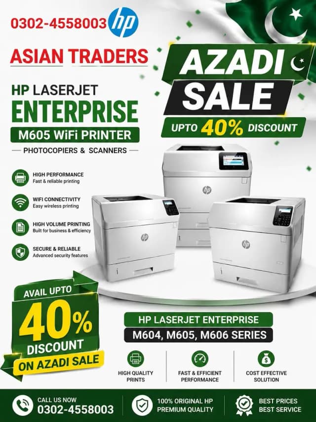 HP/ Ricoh Brand New Printers & Photocopy Machines Color Toners Scanner