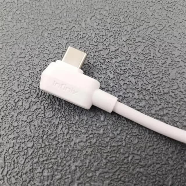 Infinix Type C Fast Charging Cable 90W L Shape Gaming Data Cable For GT 10 Pro GT 20 Pro Zero 8 8i Note 11 12 Hot Series – Original Quality USB to Type C. . . .