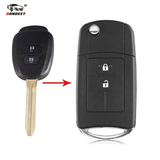Modified Remote Key Shell Case For Toyota Corolla
