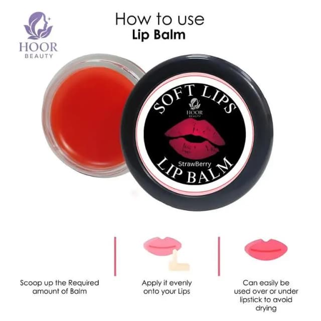 Daily Lip Nourisher | Organic Strawberry Balm – Hoor Beauty
