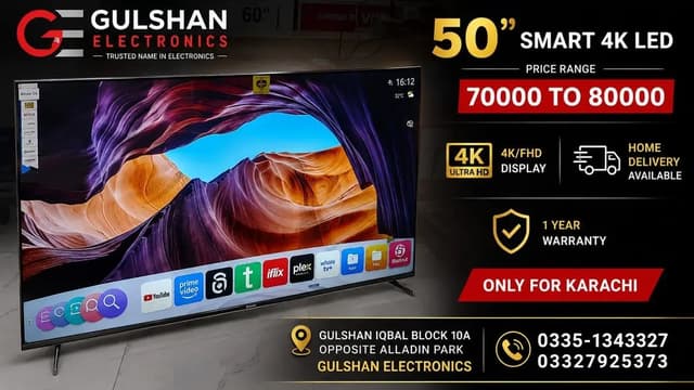 1 DAY SALE LED TV 43 INCH SAMSUNG GOOGLE TV ANDROID ULTRA SLIM 4K UHD