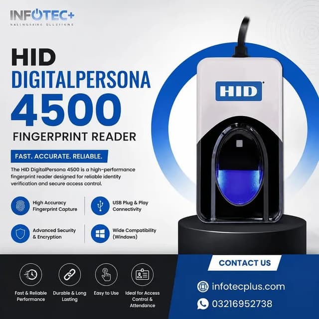 HID Digital Persona 4500 Fingerprint Reader