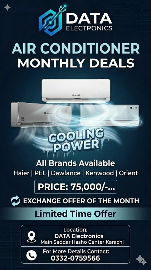 Haier 1 Ton Inverter AC Exchange Offer