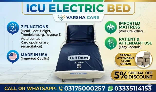 Patient Bed|Electric beds & Manual bed|ICU & Hospital Beds 7 function