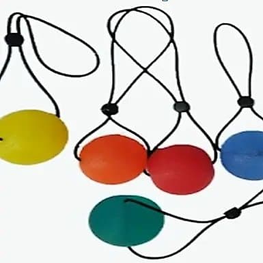 Round Hand Grip Ball with Elastic Rope