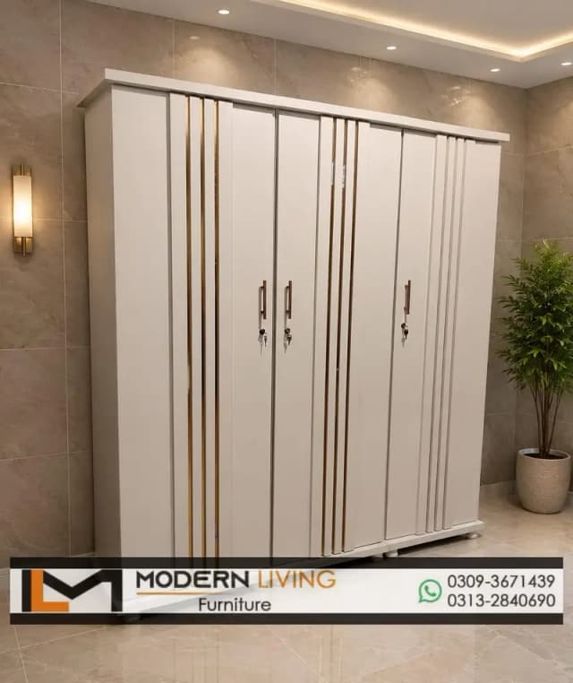 Wardrobe 3 Doors storage Drawers Hanging And Shelves Best Quality