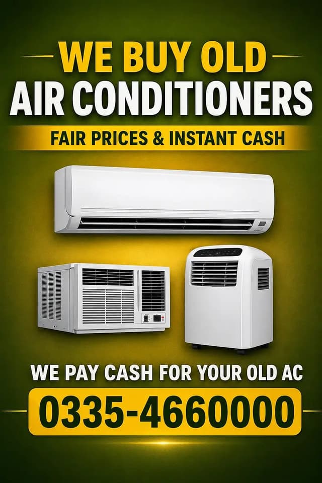 OLD AC Sale Purchase Hassle-Free Quick Cash & Easy Pickup